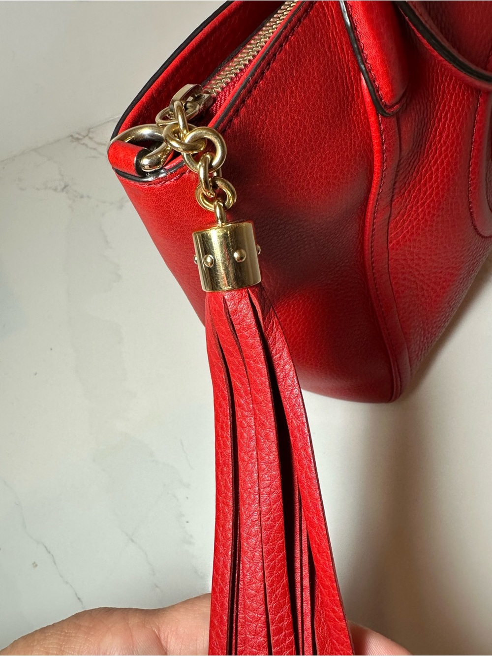 Gucci Soho Convertible Top Handle Medium Bag - Picture 9 of 10